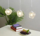 Lysekrone i glas & jern – Nore | Integreret LED
