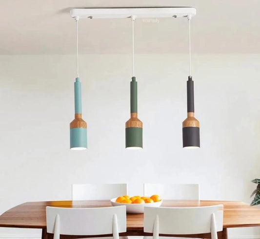 Lysekrone i jern & træ – Saga | Nordisk design