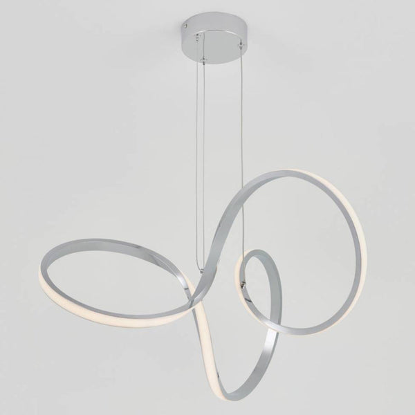 LED-loftlampe med spiralform – nordisk minimalistisk loftbelysning