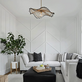 Moderne håndflettet rattanpendel