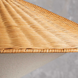 Rattanpendel i zen-stil – retro håndflettet hængelampe