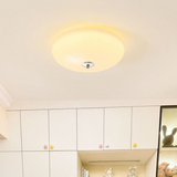 Loftlampe i glas – fransk enkel loftbelysning