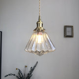 Glaspendel med diamantform – moderne hængelampe