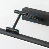 Væglampe i metal og akryl – minimalistisk LED-vægbelysning på 40 cm