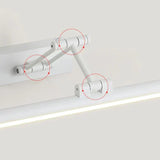 Væglampe i metal og akryl – minimalistisk LED-vægbelysning på 40 cm
