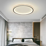 Loftlampe i aluminium – rund skandinavisk plafond med LED