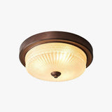 Loftlampe – retro rund loftbelysning til soveværelset