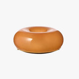 Bordlampe i glas med donutform