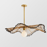 Moderne håndflettet rattanpendel
