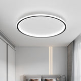 Loftlampe i aluminium – rund skandinavisk plafond med LED