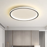 Loftlampe i aluminium – rund skandinavisk plafond med LED
