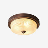 Loftlampe – retro rund loftbelysning til soveværelset