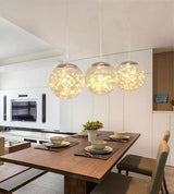 Lysekrone i glas – Eske | Integreret LED