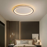 Loftlampe i aluminium – rund skandinavisk plafond med LED