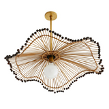 Moderne håndflettet rattanpendel