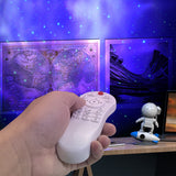 Projektorlampe med stjernehimmel – natlampe med lyd og 4K-motiver