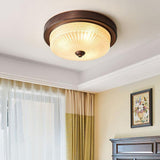 Loftlampe – retro rund loftbelysning til soveværelset