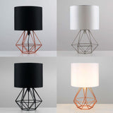 Bordlampe i metal – Duka | Geometrisk ramme