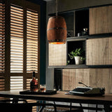 Pendellampe i træ & metal – Dagny | Nordisk design