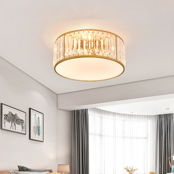 Antik klassisk loftlampe i jern