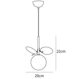 Pendel i glas og PVC – hængelampe