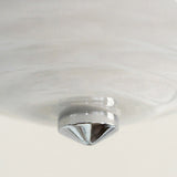 LED-loftlampe i krom – nordisk enkel loftbelysning