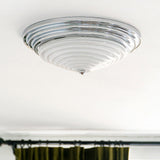 LED-loftlampe i krom – nordisk enkel loftbelysning