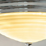 LED-loftlampe i krom – nordisk enkel loftbelysning