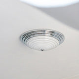 LED-loftlampe i krom – nordisk enkel loftbelysning