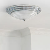LED-loftlampe i krom – nordisk enkel loftbelysning