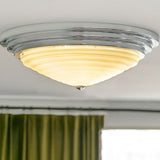 LED-loftlampe i krom – nordisk enkel loftbelysning