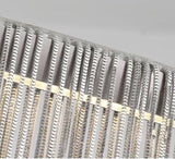 Lysekrone i aluminium & stål – Heine | Nordisk design