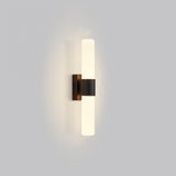 Nordisk aflang LED-væglampe i metal
