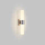 Nordisk aflang LED-væglampe i metal