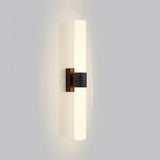 Nordisk aflang LED-væglampe i metal