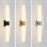 Nordisk aflang LED-væglampe i metal