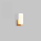 Minimalistisk prismeformet LED-væglampe i metal
