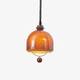 LED-glaspendel med lanterneform – bauhaus hængelampe