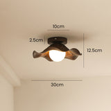 Loftlampe i jern til stuen (brun) – loftbelysning