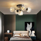 Loftlampe i kobber – semi-plafond