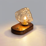 Bordlampe i isglas – moderne