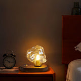 Bordlampe i isglas – moderne