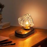 Bordlampe i isglas – moderne