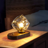 Bordlampe i isglas – moderne