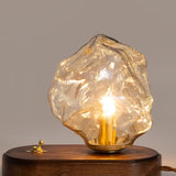Bordlampe i isglas – moderne