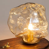 Bordlampe i isglas – moderne