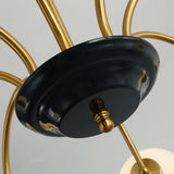 Lysekrone i glas – nordisk loftlampe til stuen
