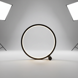 Bordlampe med rund form – minimalistisk dæmpbar bordbelysning
