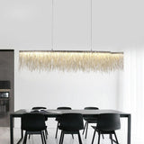 Lysekrone i aluminium & stål – Heine | Nordisk design