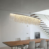 Lysekrone i aluminium & stål – Heine | Nordisk design
